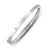 Thumbnail Image 2 of Shy Creation Diamond Bezel Bangle Bracelet 1/3 ct tw 14K White Gold SC55004066ZS