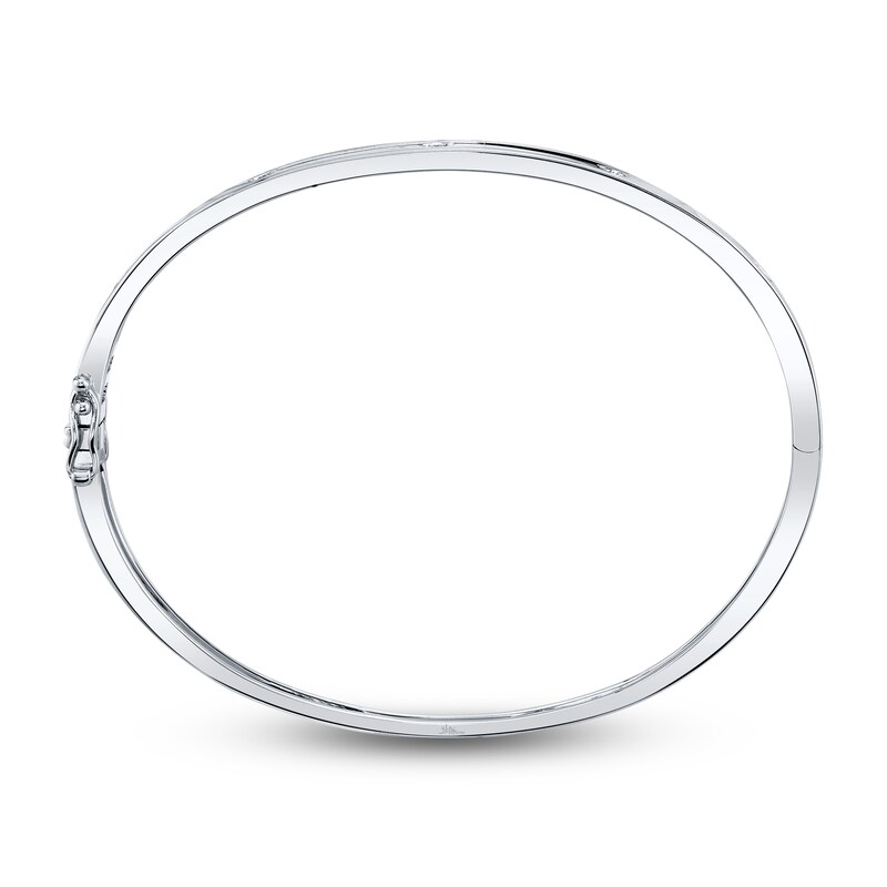 Main Image 3 of Shy Creation Diamond Bezel Bangle Bracelet 1/3 ct tw 14K White Gold SC55004066ZS
