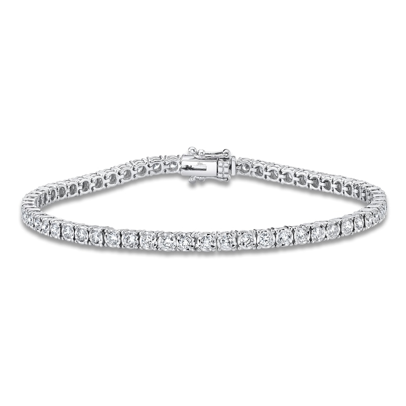 Main Image 1 of Shy Creation Diamond Tennis Bracelet 1-7/8 ct tw 14K White Gold 7" SC55002330