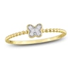 Thumbnail Image 1 of High-Polish Butterfly Ring Diamond Accent 14K Yellow Gold