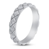 Thumbnail Image 2 of Kite-Patterned Wedding Band 14K White Gold 3.5mm