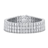 Thumbnail Image 0 of Jared Atelier X Shy Emerald-Cut Diamond Tennis Bracelet 42-7/8 ct tw 18K White Gold 7"