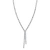 Thumbnail Image 1 of Jared Atelier X Shy Emerald-Cut Diamond Lariat Necklace 34-3/4 ct tw 18K White Gold 16"