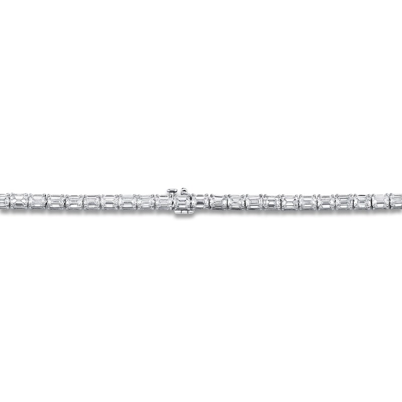Main Image 3 of Jared Atelier X Shy Emerald-Cut Diamond Lariat Necklace 34-3/4 ct tw 18K White Gold 16"