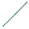 Thumbnail Image 2 of Jared Atelier X Shy Natural Emerald & Diamond Tennis Bracelet 13-1/4 carats Platinum