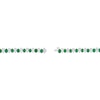 Thumbnail Image 3 of Jared Atelier X Shy Natural Emerald & Diamond Tennis Bracelet 13-1/4 carats Platinum