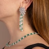 Thumbnail Image 6 of Jared Atelier X Shy Natural Emerald & Diamond Earrings 14-1/2 carats Platinum
