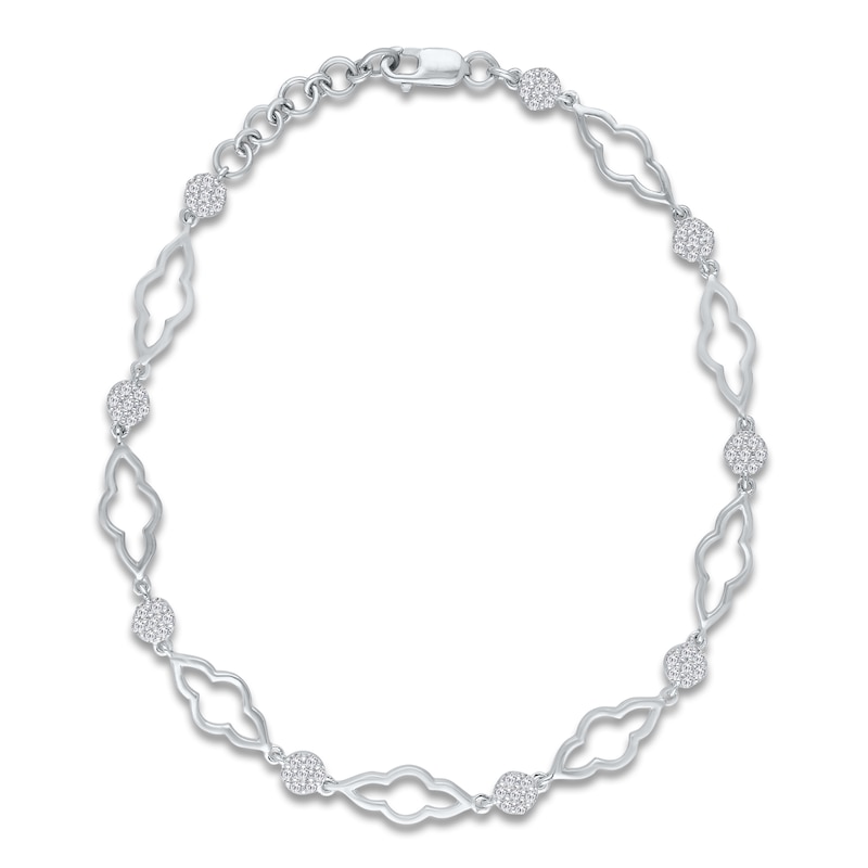 Main Image 1 of Kallati Diamond Bracelet 1/2 ct tw 14K White Gold 7"