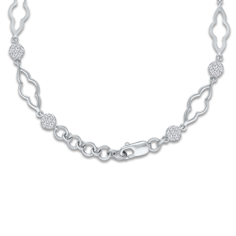 Main Image 3 of Kallati Diamond Bracelet 1/2 ct tw 14K White Gold 7"