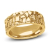 Thumbnail Image 1 of Men's Nugget Wedding Band 14K Yellow Gold 8mm