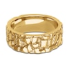 Thumbnail Image 3 of Men's Nugget Wedding Band 14K Yellow Gold 8mm