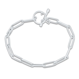 Kallati Diamond Toggle Bracelet 1/3 ct tw 14K White Gold 7"