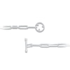 Thumbnail Image 2 of Kallati Diamond Toggle Bracelet 1/3 ct tw 14K White Gold 7"