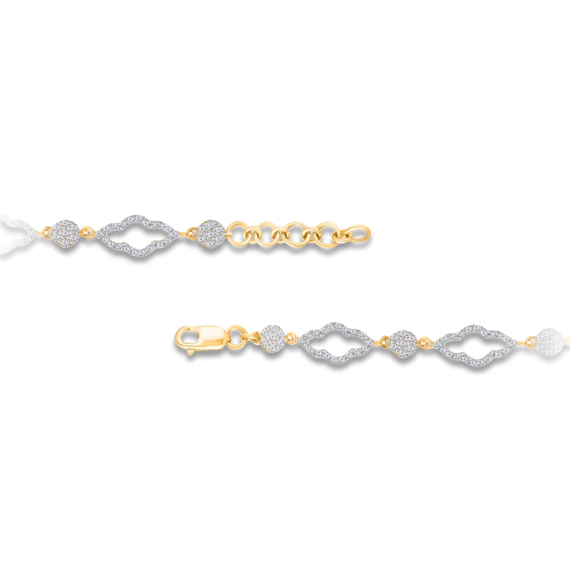 Main Image 3 of Kallati Diamond Bracelet 1 ct tw 14K Yellow Gold 7"