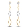 Thumbnail Image 1 of Kallati Diamond Drop Earrings 3/8 ct tw Round 14K Yellow Gold