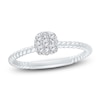 Thumbnail Image 1 of Kallati Multi-Diamond Cushion Ring 1/3 ct tw Round 14K White Gold