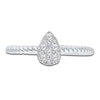 Thumbnail Image 2 of Kallati Multi-Diamond Pear Ring 1/4 ct tw Round 14K White Gold