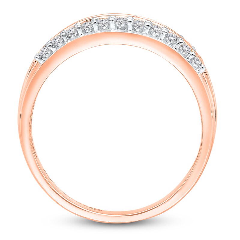 Main Image 4 of Kallati Princess, Baguette & Round-Cut Diamond Ring 1-1/2 ct tw 14K Rose Gold
