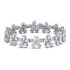 Thumbnail Image 1 of Jared Atelier X Shy Diamond Flower Bracelet 22-3/4 ct tw Pear/Round 18K White Gold 7"