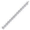 Thumbnail Image 2 of Jared Atelier X Shy Diamond Flower Bracelet 22-3/4 ct tw Pear/Round 18K White Gold 7"