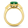 Thumbnail Image 3 of Jared Atelier X Shy Pear-Shaped Natural Emerald & Yellow Diamond Ring 7/8 ct tw 18K Yellow Gold