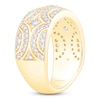 Thumbnail Image 2 of Brilliant Moments Diamond Pattern Anniversary Ring 3/4 ct tw 14K Yellow Gold