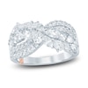 Thumbnail Image 1 of Pnina Tornai Pear-Shaped, Marquise & Round Lab-Grown Diamond Crossover Ring 2 ct tw 14K White Gold