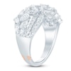 Thumbnail Image 2 of Pnina Tornai Pear-Shaped, Marquise & Round Lab-Grown Diamond Crossover Ring 2 ct tw 14K White Gold
