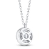 Thumbnail Image 3 of Shy Creation Diamond Halo Necklace 1/2 ct tw 14K White Gold 18" J-SC22008043