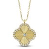 Thumbnail Image 1 of Shy Creation Diamond Quatrefoil Necklace 1/5 ct tw 14K Yellow Gold 18" J-SC22009184