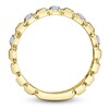 Thumbnail Image 3 of Shy Creation Diamond Grooved Ring 1/3 ct tw 14K Yellow Gold SC22009228V3RDZ7