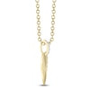 Thumbnail Image 3 of Shy Creation Diamond Accent Textured Heart Necklace 14K Yellow Gold 18" J-SC22009478RD
