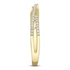 Thumbnail Image 2 of Shy Creation Diamond Crossover Ring 1/15 ct tw 14K Yellow Gold J-SC22005549