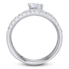 Thumbnail Image 2 of Shy Creation Pear-Shaped Diamond Spiral Ring 1-1/5 ct tw 14K White Gold SC22007573Z7