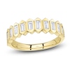 Thumbnail Image 1 of Shy Creation Baguette-Cut Diamond Hexagon Ring 5/8 ct tw 14K Yellow Gold SC22008782Z7