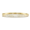 Thumbnail Image 1 of Shy Creation Baguette-Cut Diamond Hexagon Link Bangle Bracelet 1-5/8 ct tw 14K Yellow Gold J-SC22008788ZS