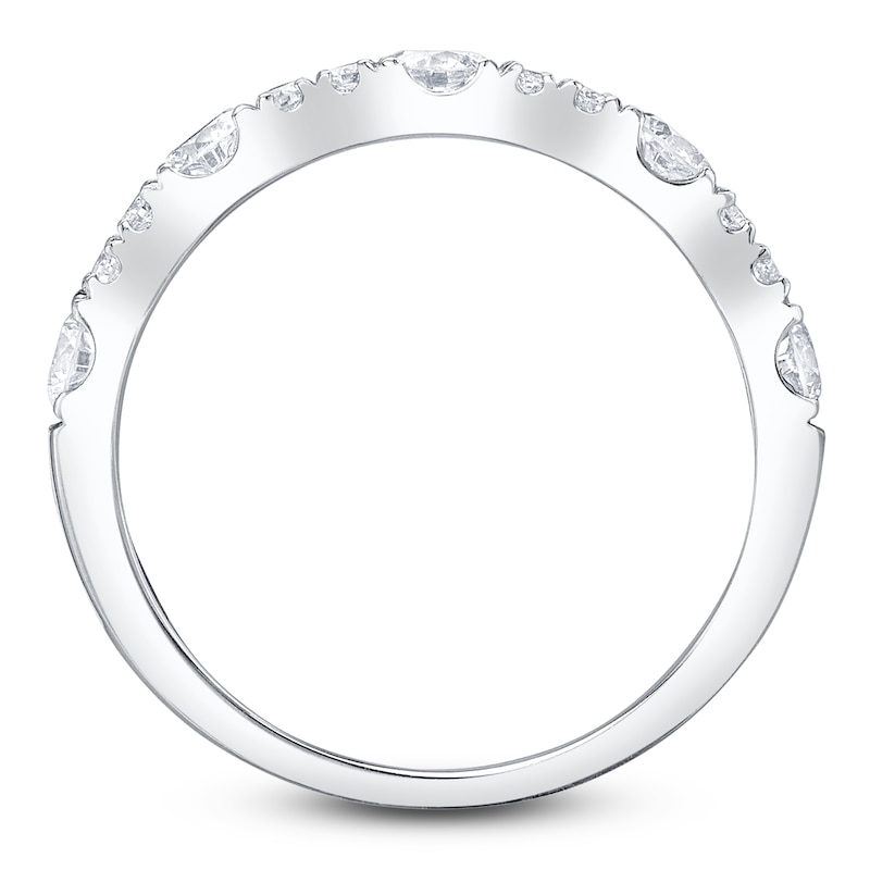 Main Image 2 of Shy Creation Diamond Scalloped Ring 3/4 ct tw 14K White Gold SC22008802BDV2Z7