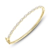 Thumbnail Image 1 of Shy Creation Diamond Scalloped Bangle Bracelet 1-1/4 ct tw 14K Yellow Gold J-SC22008806ZS