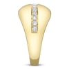 Thumbnail Image 2 of Shy Creation Diamond Domed Ring 3/8 ct tw 14K Yellow Gold SC22009076Z7