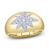 Thumbnail Image 1 of Shy Creation Diamond Star Domed Ring 1/3 ct tw 14K Yellow Gold SC22009103RDZ7
