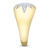 Thumbnail Image 2 of Shy Creation Diamond Star Domed Ring 1/3 ct tw 14K Yellow Gold SC22009103RDZ7