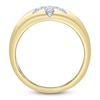 Thumbnail Image 3 of Shy Creation Diamond Star Domed Ring 1/3 ct tw 14K Yellow Gold SC22009103RDZ7