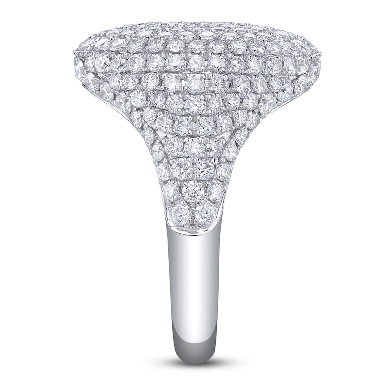 Main Image 2 of Shy Creation Multi-Diamond Center Oval Ring 2-1/5 ct tw 14K White Gold SC22009483Z7