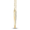 Thumbnail Image 2 of Shy Creation Diamond Heart Necklace 1/5 ct tw 14K Yellow Gold 18" SC55002005