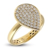 Thumbnail Image 2 of Crivelli Multi-Diamond Pear-Shaped Ring 3/4 ct tw 18K Yellow Gold