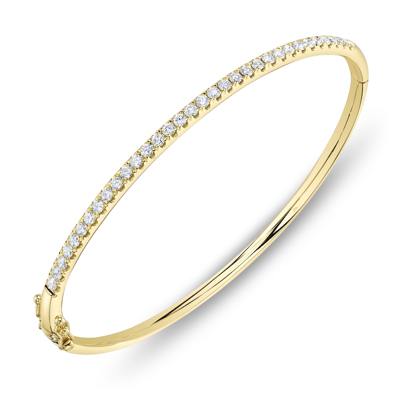 Main Image 2 of Shy Creation Diamond Bangle Bracelet 7/8 ct tw 14K Yellow Gold J-SC22005522ZS