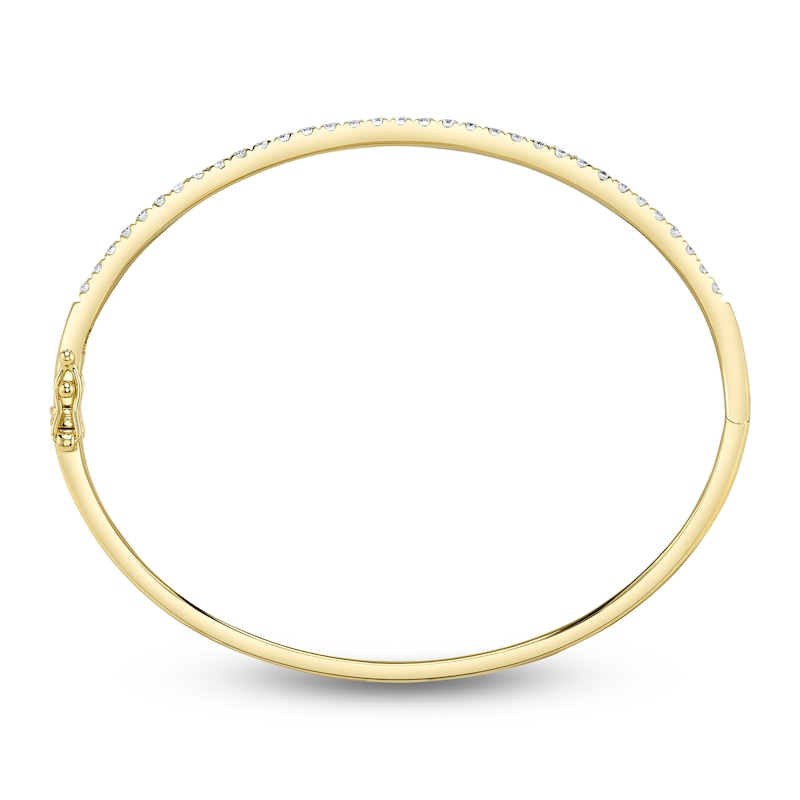 Main Image 3 of Shy Creation Diamond Bangle Bracelet 7/8 ct tw 14K Yellow Gold J-SC22005522ZS