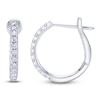 Thumbnail Image 1 of Shy Creation Diamond Hoop Earrings 1/4 ct tw 14K White Gold J-SC22005536