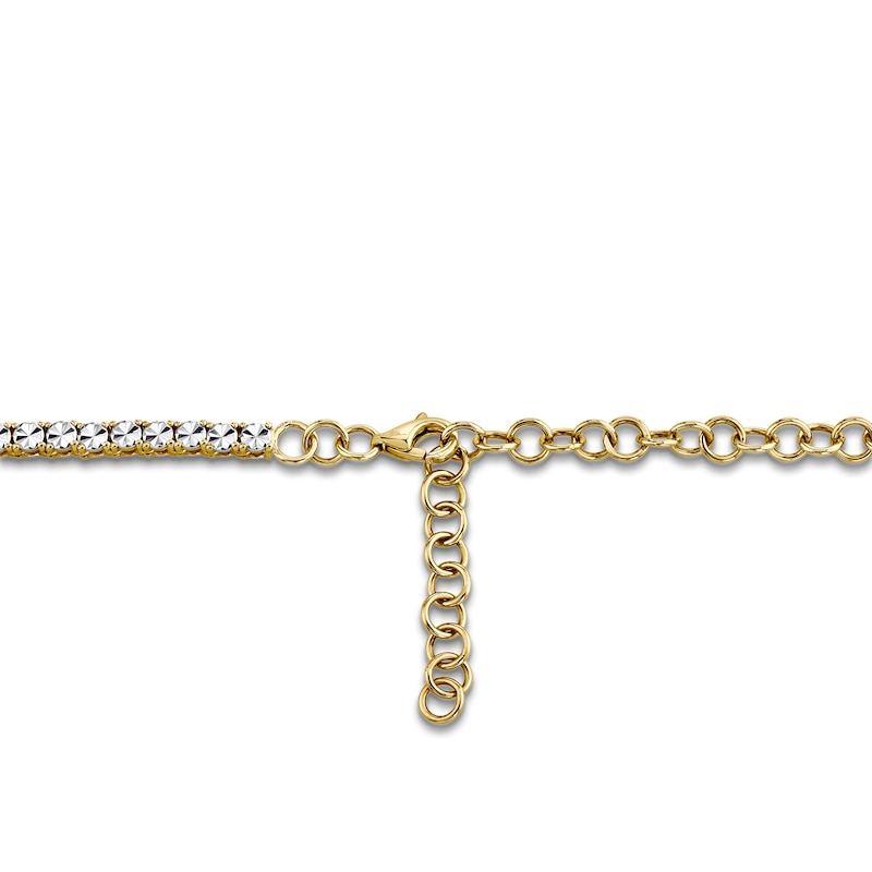 Main Image 3 of Shy Creation Diamond Necklace 7/8 ct tw 14K Yellow Gold 18" J-SC55009470