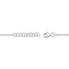 Thumbnail Image 3 of Shy Creation Linked Circle Bracelet 1/20 ct tw 14K White Gold 6" J-SC55012774